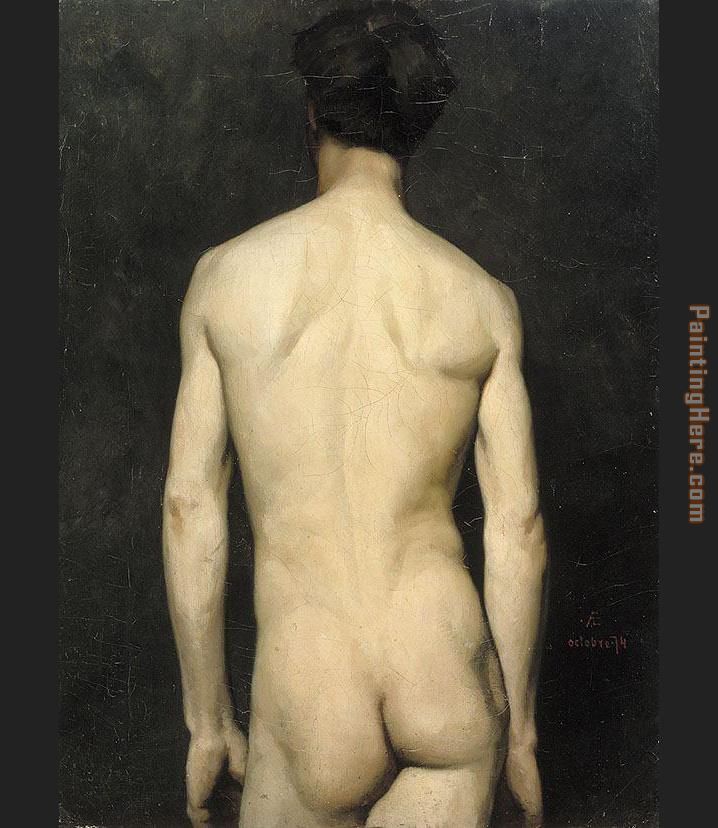 Albert Edelfelt male nude 1 painting - Unknown Artist Albert Edelfelt male nude 1 art painting